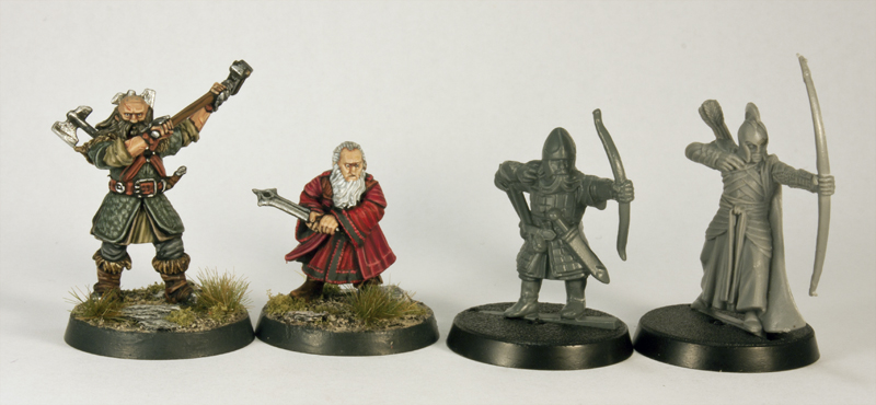 Größenvergleich der neuen Zwergenminiaturen Größenvergleich der neuen Zwergenminiaturen