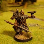 Tyrdan Wolfsfluch, Miniature von Games Workshop, bemalt von JayCorp