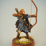 Haldir, Miniatur von Games Workshop, bemalt von Melkóre