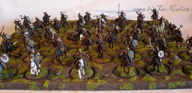 Der Ritt der Rohirrim bemalt von Tar-Calion