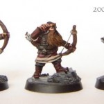 Zwerge mit Bögen, Miniaturen von Games Workshop, bemalt von Apollinaris