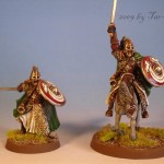 Erkenbrand, Modell von Games Workshop, bemalt von Tar-Calion