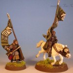 Standartenträger von Rohan, Miniatur von Games Workshop, bemalt von Tar-Calion