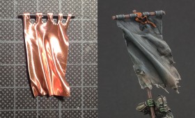 Tutorial: Ein Banner aus Kupferfolie